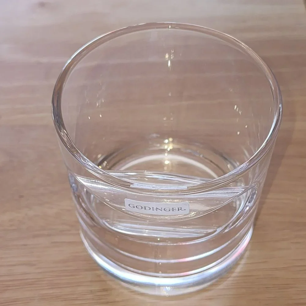 Godinger Cigar Whiskey Tumbler 12 oz Hand Made Of Fine Durable Crystalline Glass